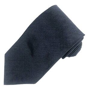 Vintage Calvin Klein Collection Men's 100% Silk Necktie Made In USA Dark Blue